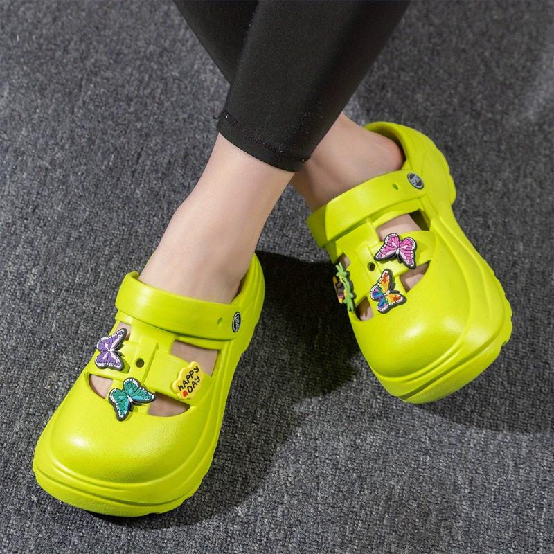 Women's Hollow Out Sandals Breathable Round Closed Toe Shoes