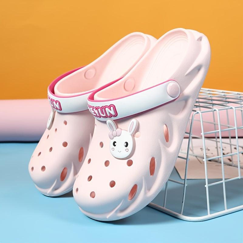 Women's Cartoon Flat Clogs Casual Breathable Sandals