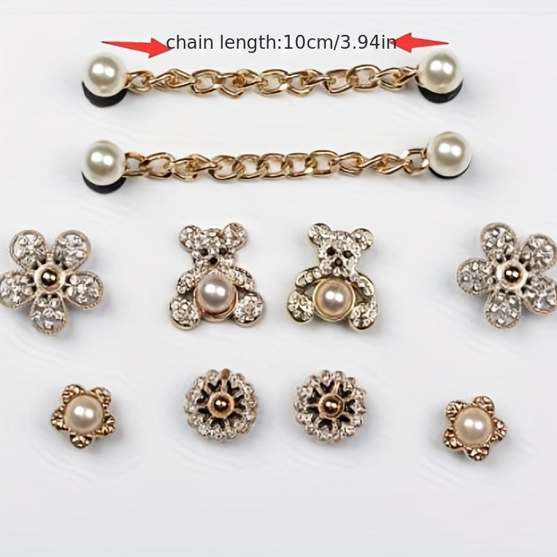 Summer Women's Shoe Flower Shoe Buckle Ins Garden Shoes Decoration