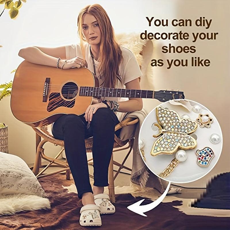 Butterfly & Flower Shoe Charms For Clogs - DIY Accessories For Ladies
