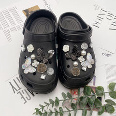 20Pcs Butterfly Shoe Charms For Clogs Garden Shoes DIY Decoration