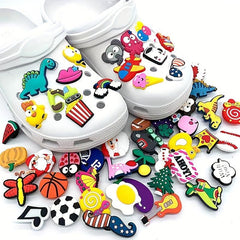 Cartoon Drip Plastic Shoe Buckles 50pcs Pack Shoe Decorations