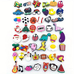 Cartoon Drip Plastic Shoe Buckles 50pcs Pack Shoe Decorations