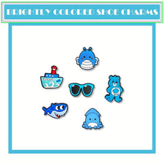 100pcs Cartoon Shoe Charms For Slides Sandals PVC Decorations