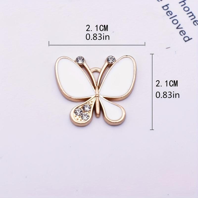 11Pcs Rhinestone Shoe Charms Chain Sandals Decorations