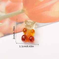 50pcs Mini Candy Bear Shoe Charms DIY Shoes Accessories Girls Boys