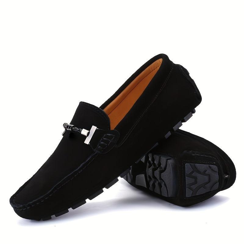 Men's Breathable Lace Loafers Slip On Casual Shoes