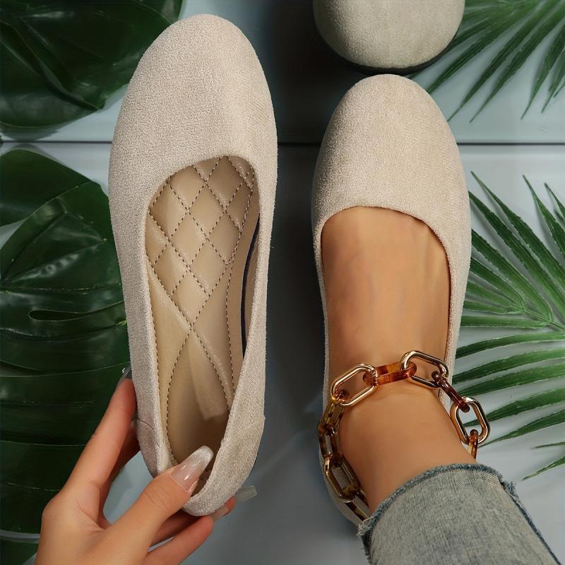 Women's Soft Sole Flat Slip On Shoes Lightweight & Comfortable