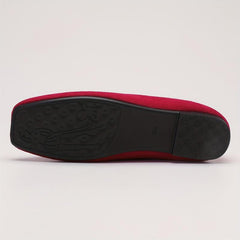Women's Square Toe Ballet Flats Soft Sole Slip On Shoes