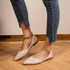 Women's Pointed Toe Soft Sole Flat Shoes for Work Office