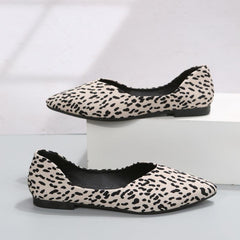 Pointed Toe Slip on Flat Shoes for Women