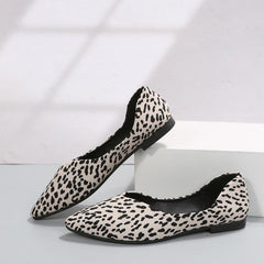Pointed Toe Slip on Flat Shoes for Women