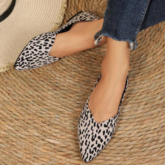 Pointed Toe Slip on Flat Shoes for Women