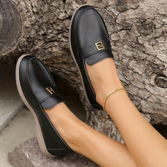 Women's Flat Loafers Comfy Slip On Low Top Shoes