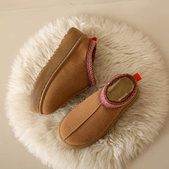 Women's Platform Short Boots Plush Lined Ankle Boots Comfortable Winter Boots