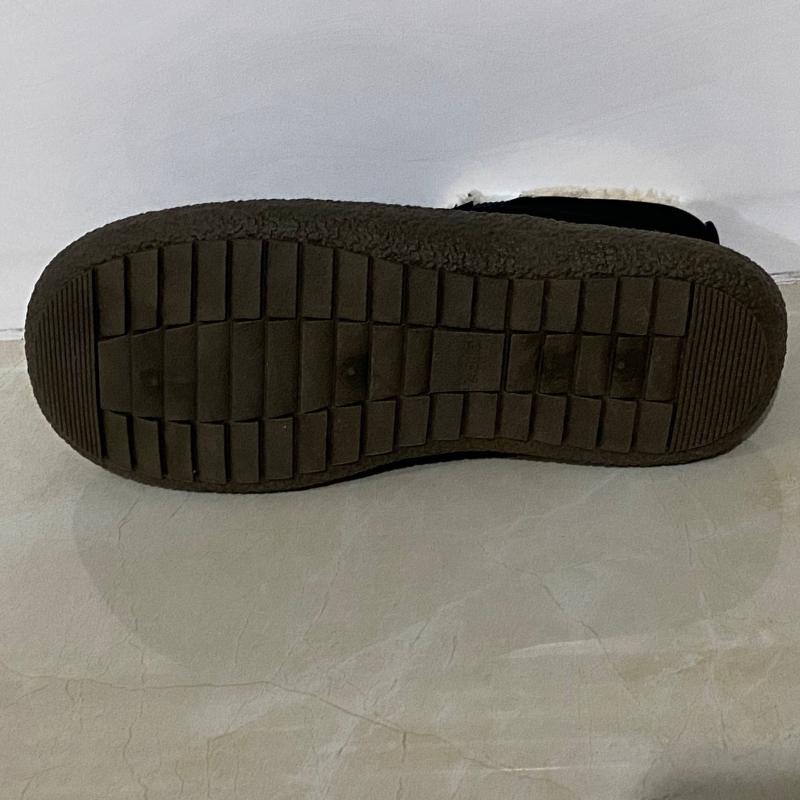 Women's Solid Snow Boots Plush Lined Slip On Winter Non Slip Boots