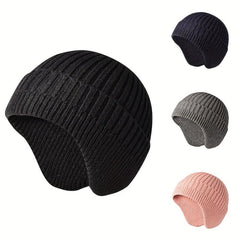 Winter Warm Knitted Cap Ear Protection Men Women