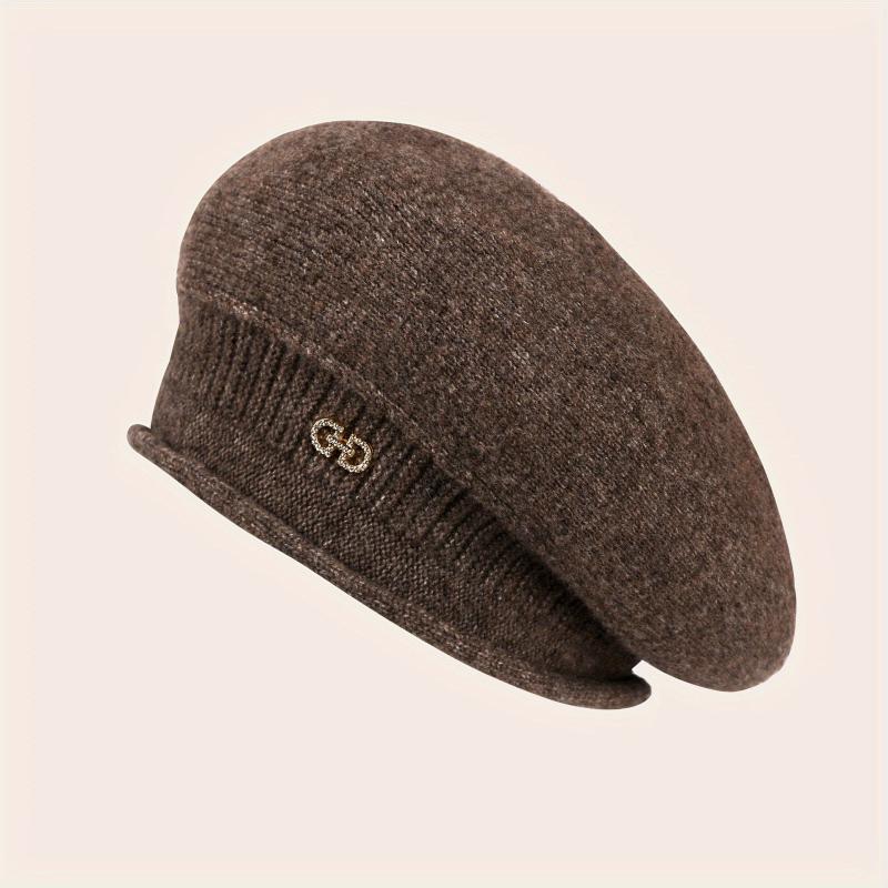 Women's Winter Knitted Beret Wool Hat