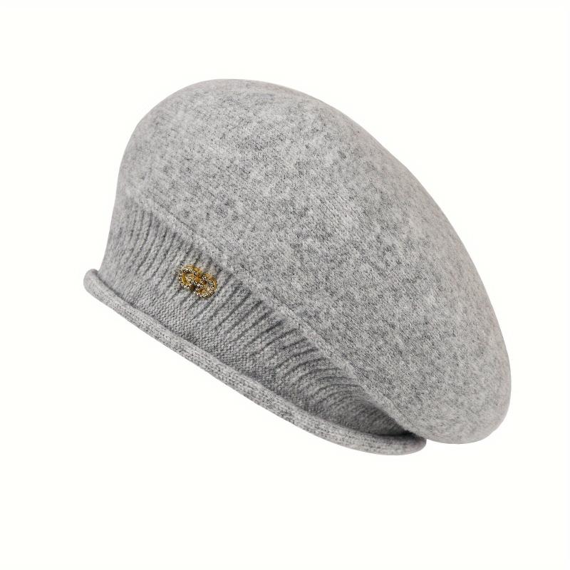 Women's Winter Knitted Beret Wool Hat