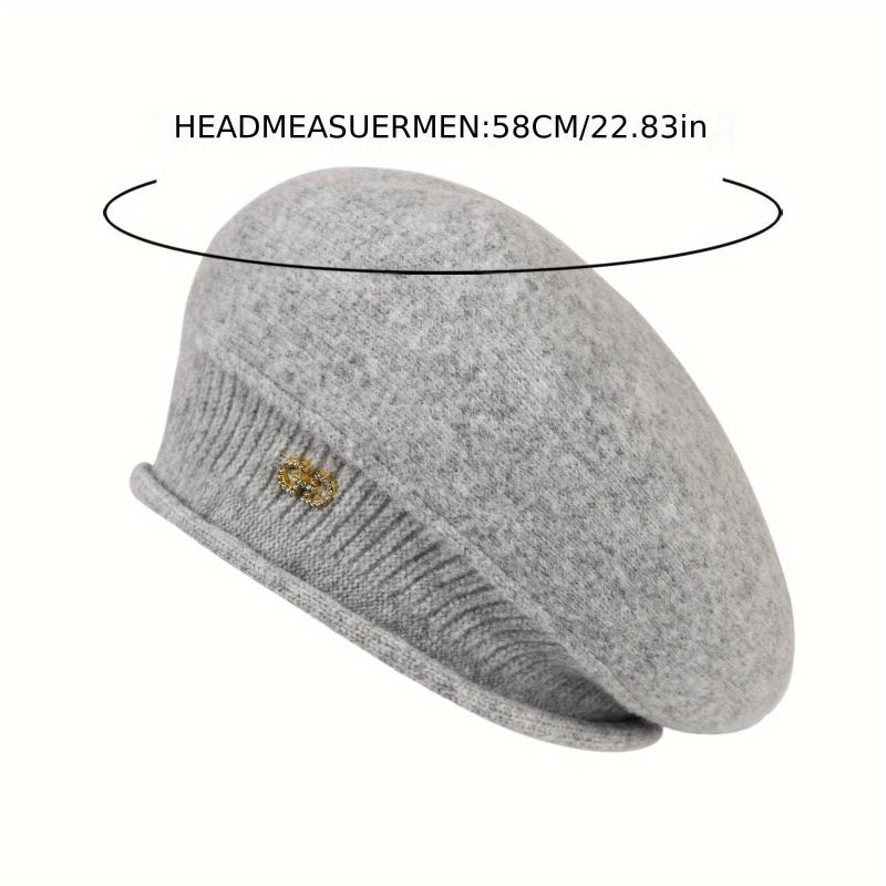 Women's Winter Knitted Beret Wool Hat