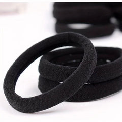 100pcs Seamless Elastic Hair Ties Rubber Hair Bands