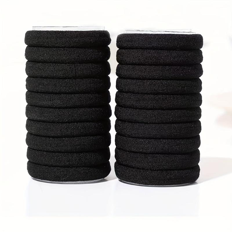 100pcs Seamless Elastic Hair Ties Rubber Hair Bands