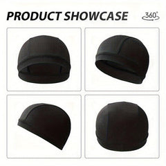 2Pcs Moisture Wicking Helmet Cap Cooling Beanie Hat For Running Cycling