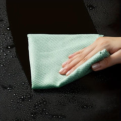 10pcs Glass Cleaning Towels Absorbent Kitchen Towel Glass Wiping Cloth
