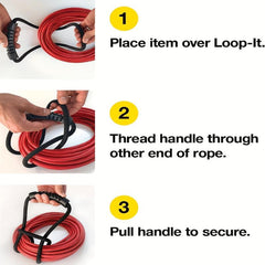 55 88 Cm Storage Straps for Extension Cords Vacuum Hoses Air and Water Hoses