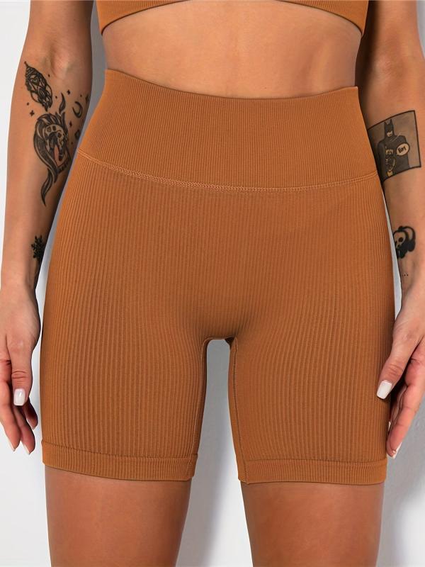 Seamless High Waist Yoga Shorts Women's Activewear
