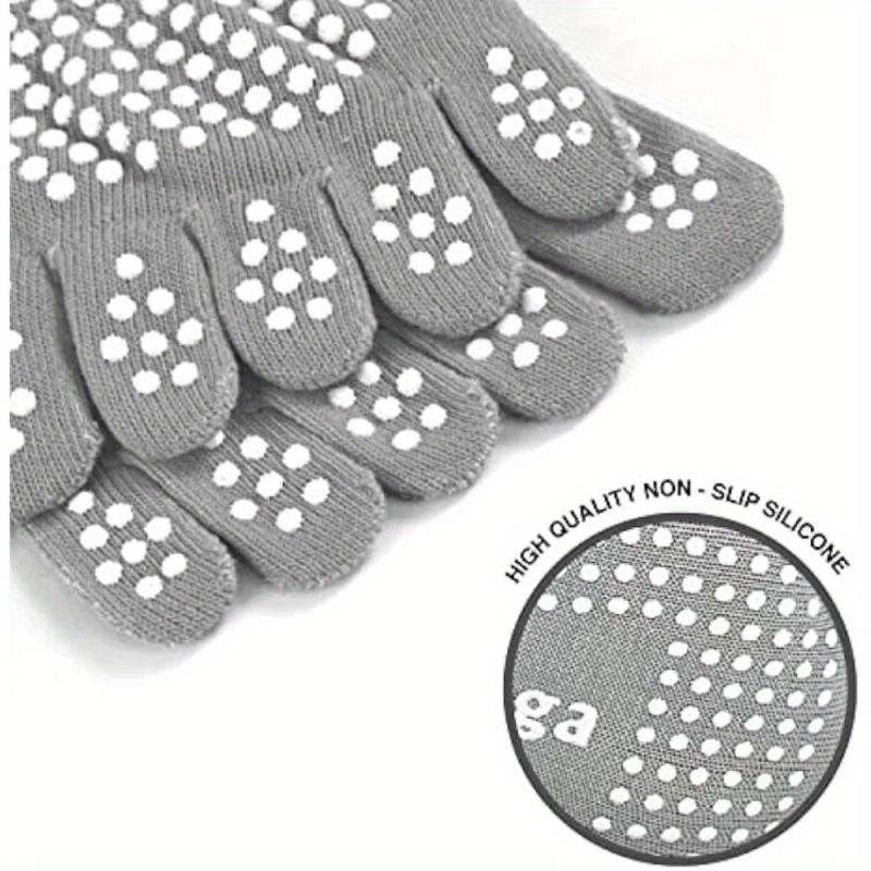Women's Colorful Full Toe Grip Socks Non Slip Non Skid Gel Bottom