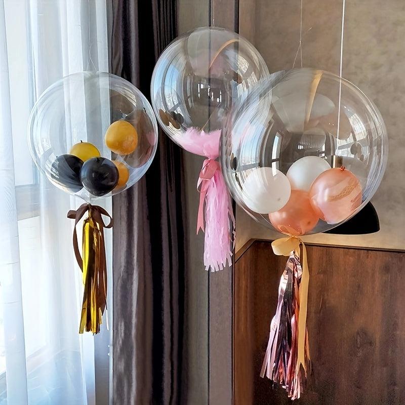 10pcs Transparent Balloon Inflatable Balloons Wedding Birthday Party Decoration