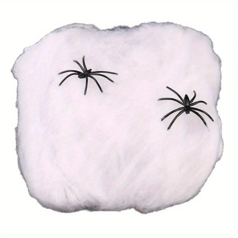 1pc Halloween Spider & Cobweb Scene Decoration Props