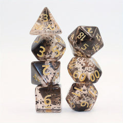 7pcs Letter Dice Set for Board Games and Parties