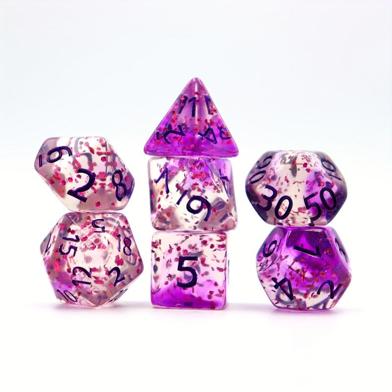 7pcs Letter Dice Set for Board Games and Parties