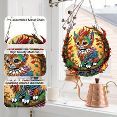 Animal Pattern Diamond Painting Kit DIY Pendant Home Decor