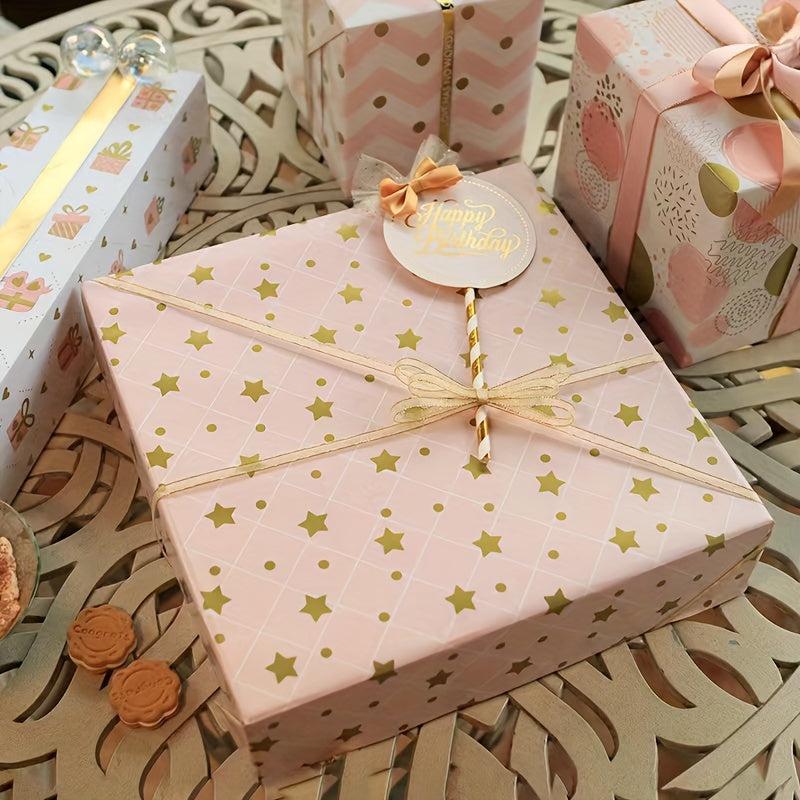 5PCS Christmas Gift Wrapping Paper for Birthdays and Holidays