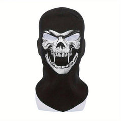 Halloween Ghost Headgear Outdoor Sunscreen Mask For Riding