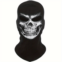 Halloween Ghost Headgear Outdoor Sunscreen Mask For Riding