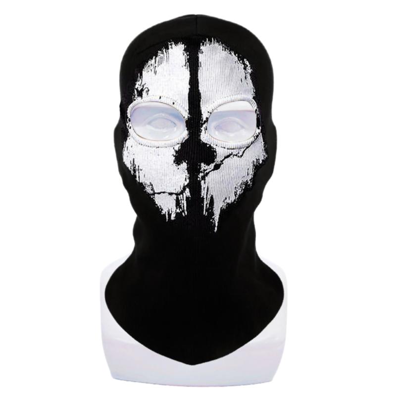 Halloween Ghost Headgear Outdoor Sunscreen Mask For Riding
