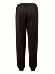 York & Number 7 Print Joggers Men's Casual Stretch Waist Drawstring Sweatpants