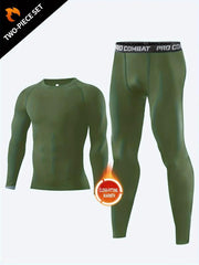 Men's Long Sleeve Compression Set for Sportswear