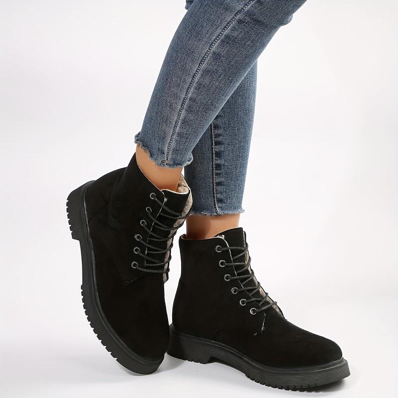 Plush Lined Thermal Furry Classic Snow Boots Fall Winter Keep Warm