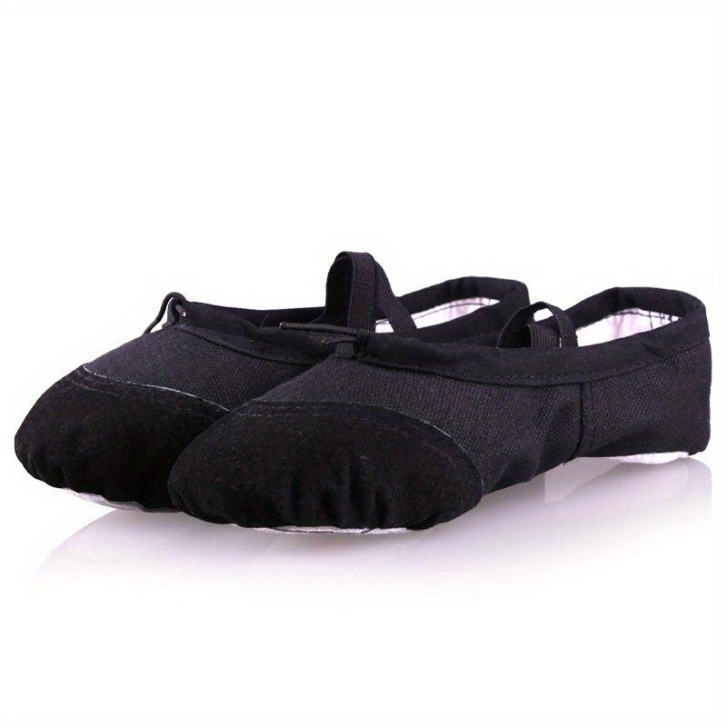 Girls' Split Sole Ballet Shoes - Ideal for Gymnastics and Dance