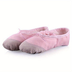 Girls' Split Sole Ballet Shoes - Ideal for Gymnastics and Dance