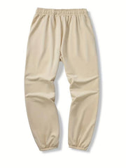 Men's LA Print Sweatpants Casual Stretch Drawstring Loose Pants