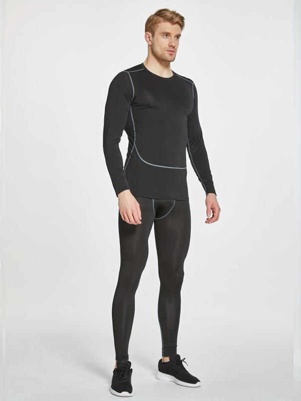 Men's Thermal Base Layer Set for Sports Stay Warm and Comfortable