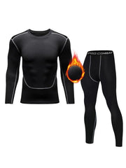 Men's Thermal Base Layer Set for Sports Stay Warm and Comfortable
