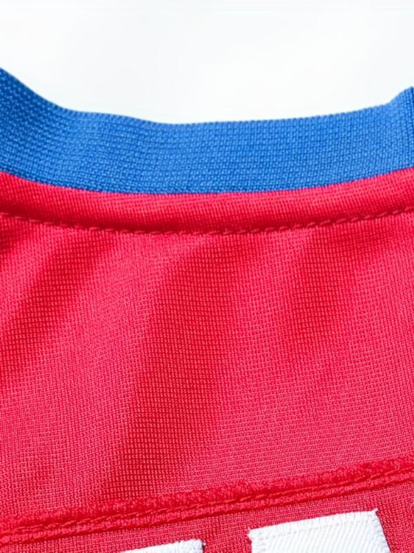 Men's Breathable Rugby Jersey Short Sleeve American Football Shirt