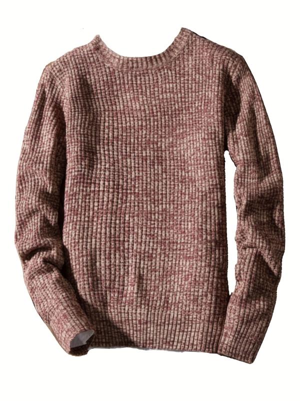 Men's Camo Knit Sweater Outdoor Winter Pullover